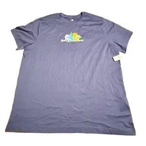 Men’s Disney World Navy Embroidered Short Sleeve Graphic Tee - Size 2XL - NWT